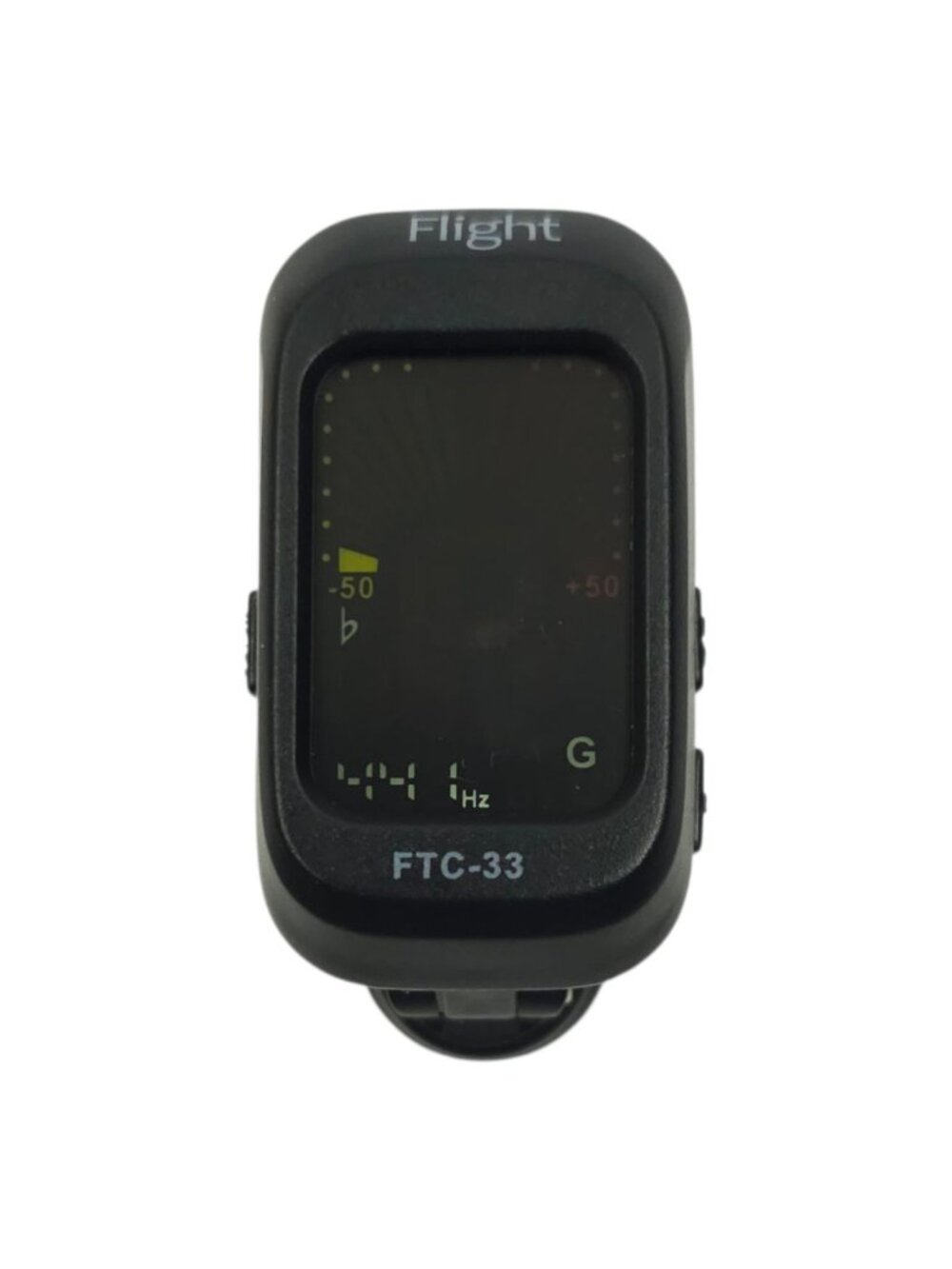 Flight FTC-33 Clip-On Guitar Tuner Chromatic Ukulele Bass Violin FTC33 Black